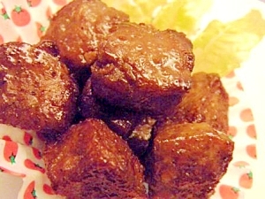 サイコロステーキの生姜焼き✿お弁当おかず