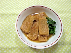 ゆば入り生麩の煮物