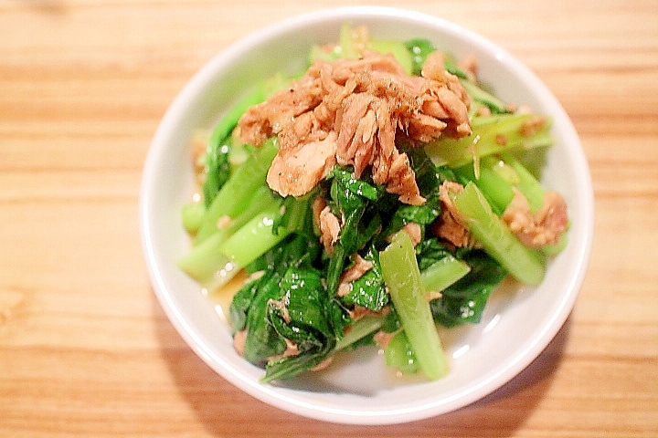 【簡単&節約おかず】コマツナツナ炒め