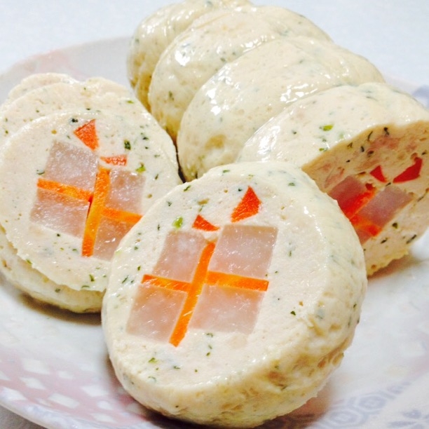 クリスマスに！ プレゼント柄  鶏ハム