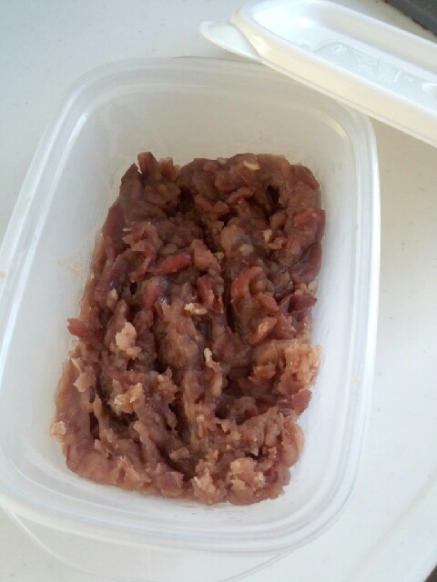 できた！金時豆であんこ