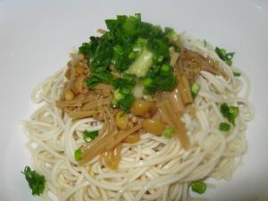 食欲がないときに☆なめたけ素麺