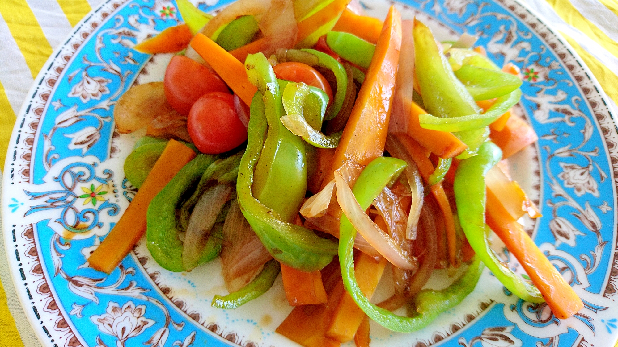 オイスターソースで炒める人参ピーマンミニトマト レシピ 作り方 By ごはんが大好き 楽天レシピ オイスターソースで炒める人参ピーマンミニトマト レシピ 作り方 By ごはんが大好き 楽天レシピ