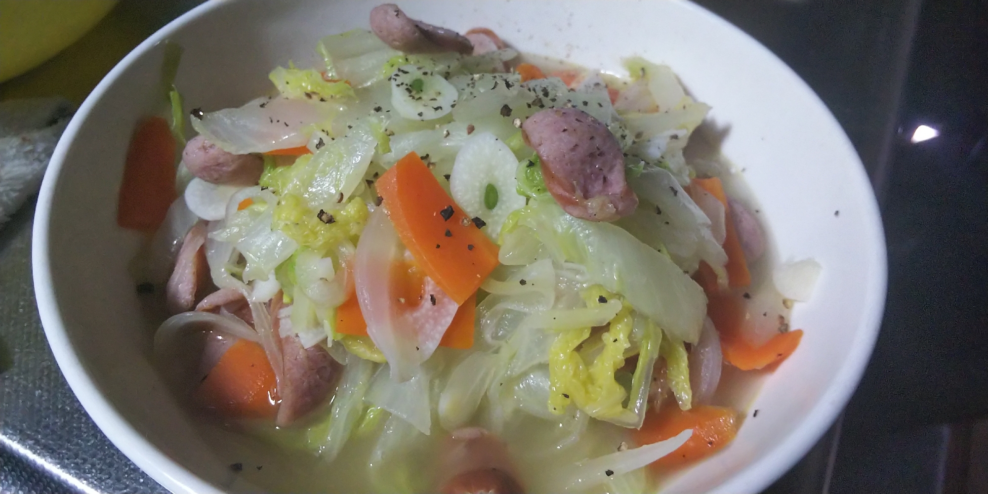 白菜のコンソメスープ煮