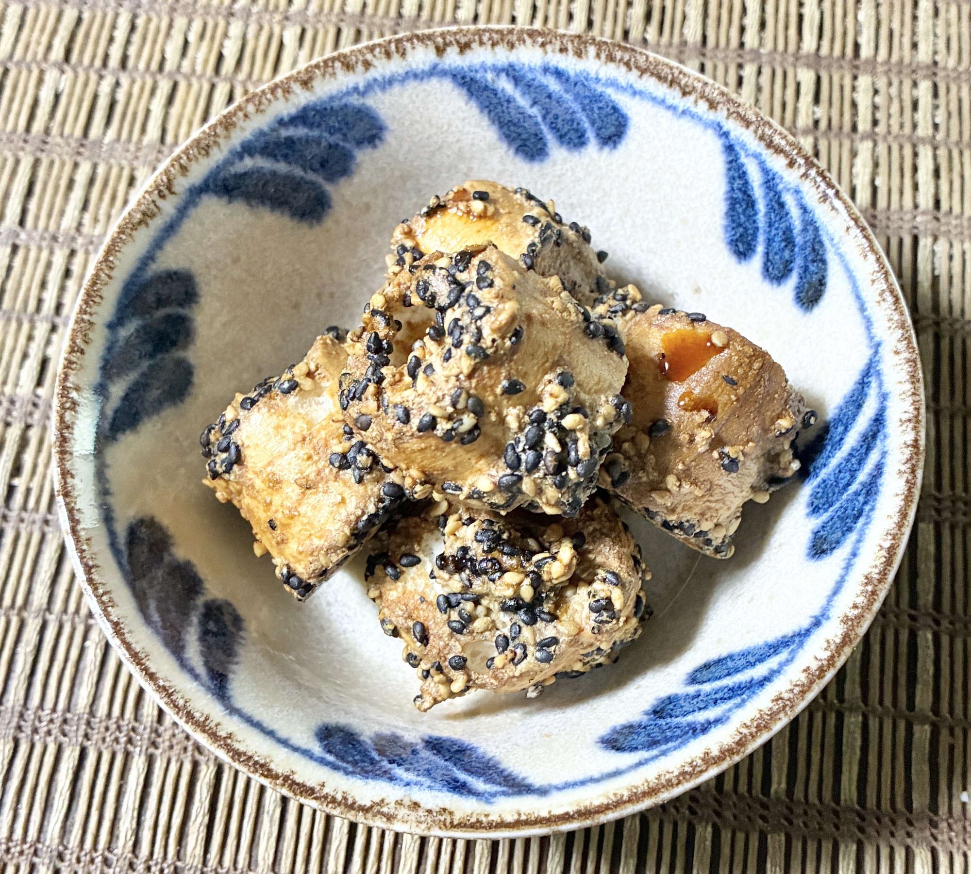 簡単☆オーブンでお麩の胡麻和え