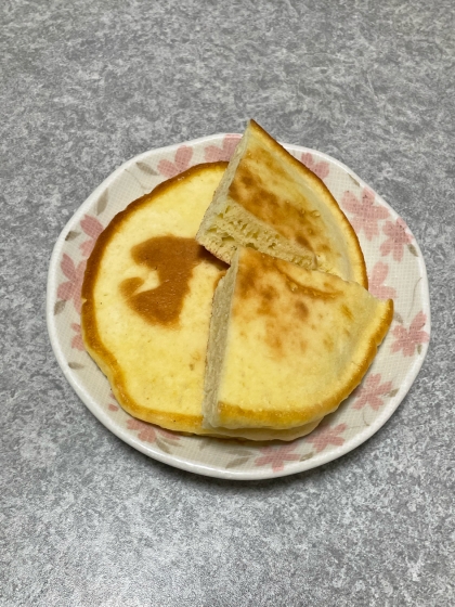 完熟バナナのホットケーキ