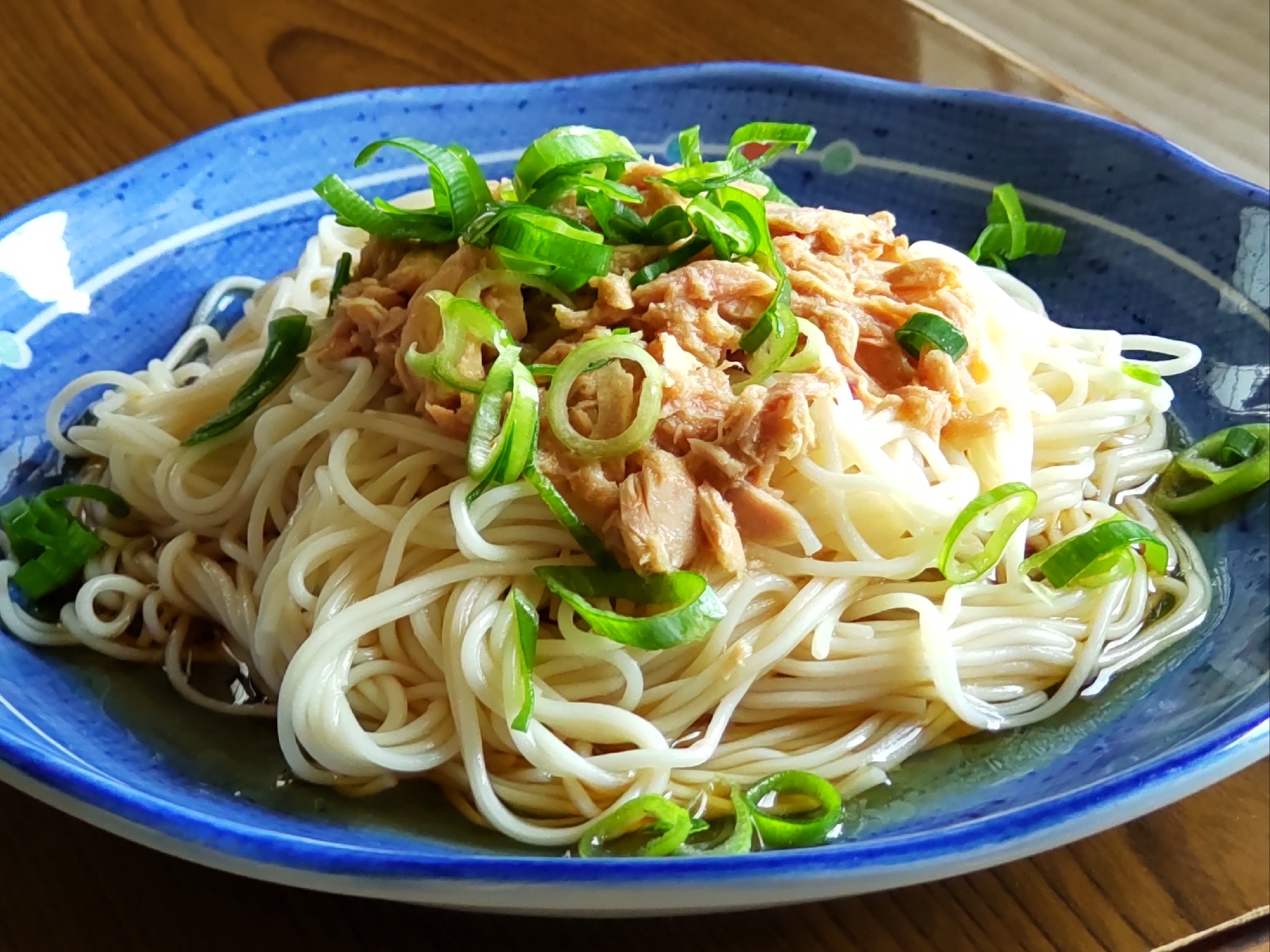 さっぱり☆ ゴマ油香るツナそうめん