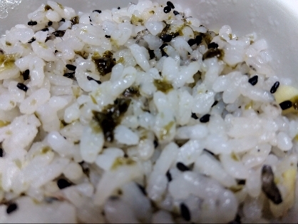 ➿ベーコンわかめおにぎり➿