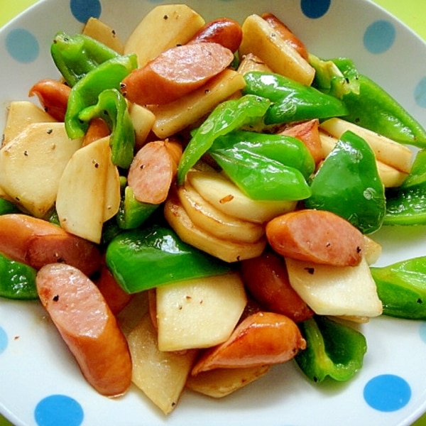 カブとウインナーピーマンのコンソメ炒め レシピ 作り方 By Mint74 楽天レシピ カブとウインナーピーマンのコンソメ炒め レシピ 作り方 By Mint74 楽天レシピ