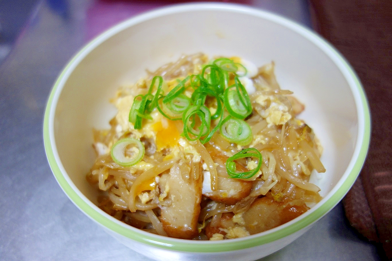 焼肉のたれで卵とじ丼