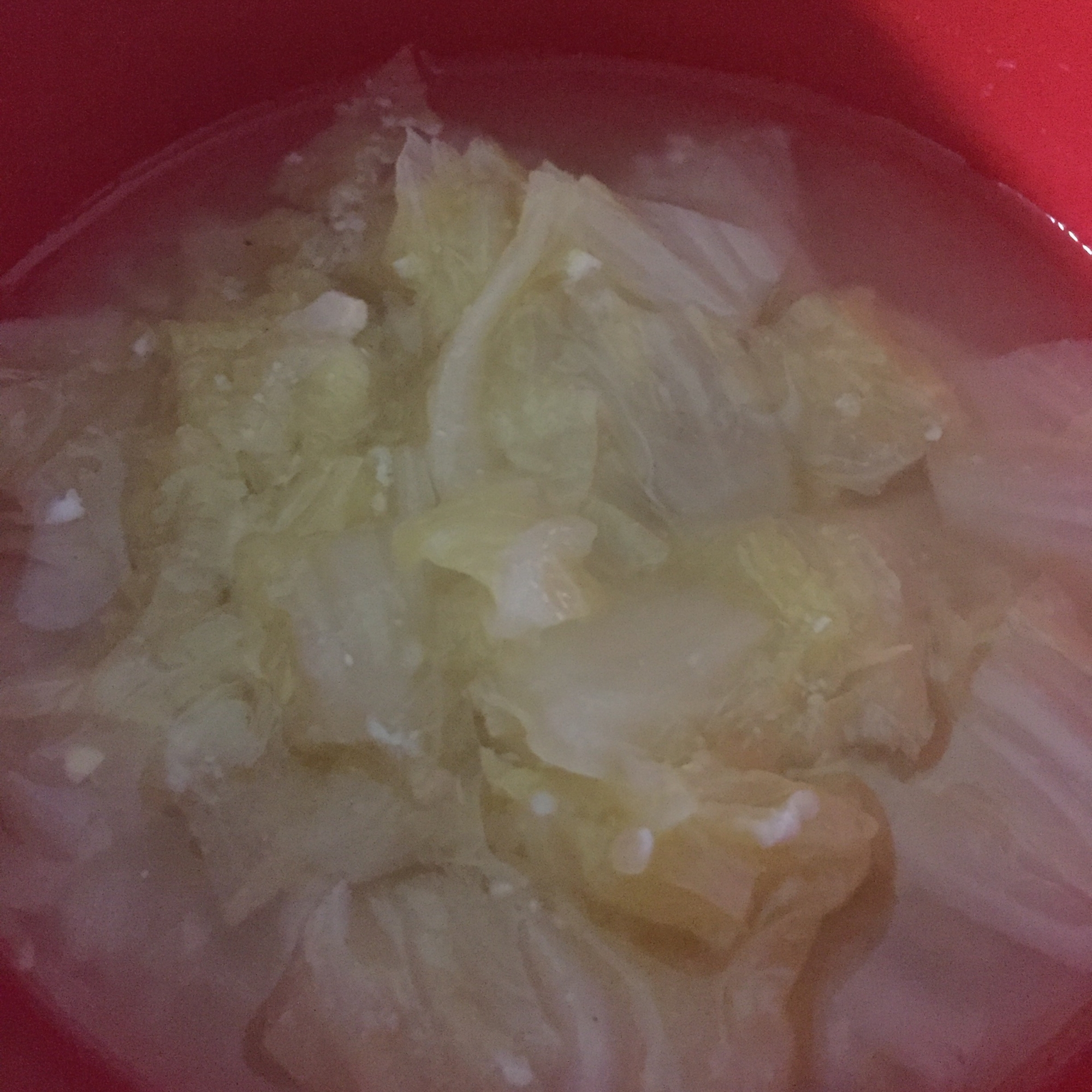 シンプルな白菜味噌汁