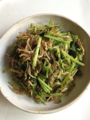 大根菜のじゃことおかか炒め