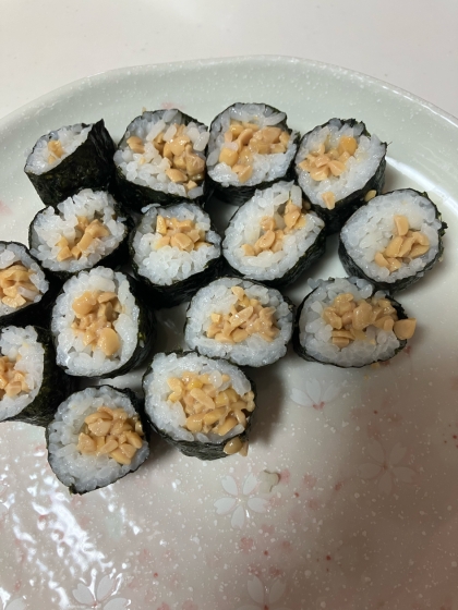 ♪我が家流♡納豆巻きの上手な巻き方♪