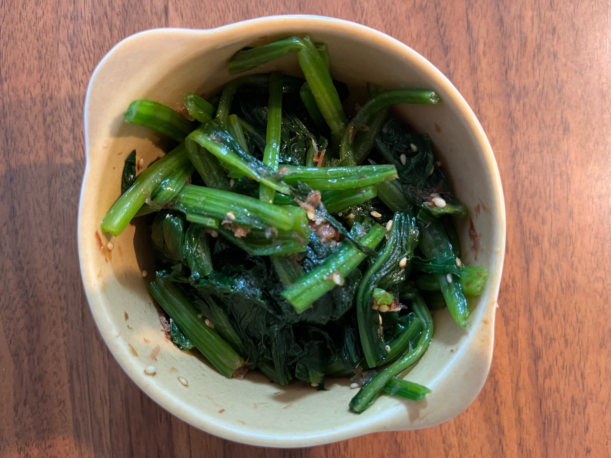 ほうれん草の和え物 〜すだち〜