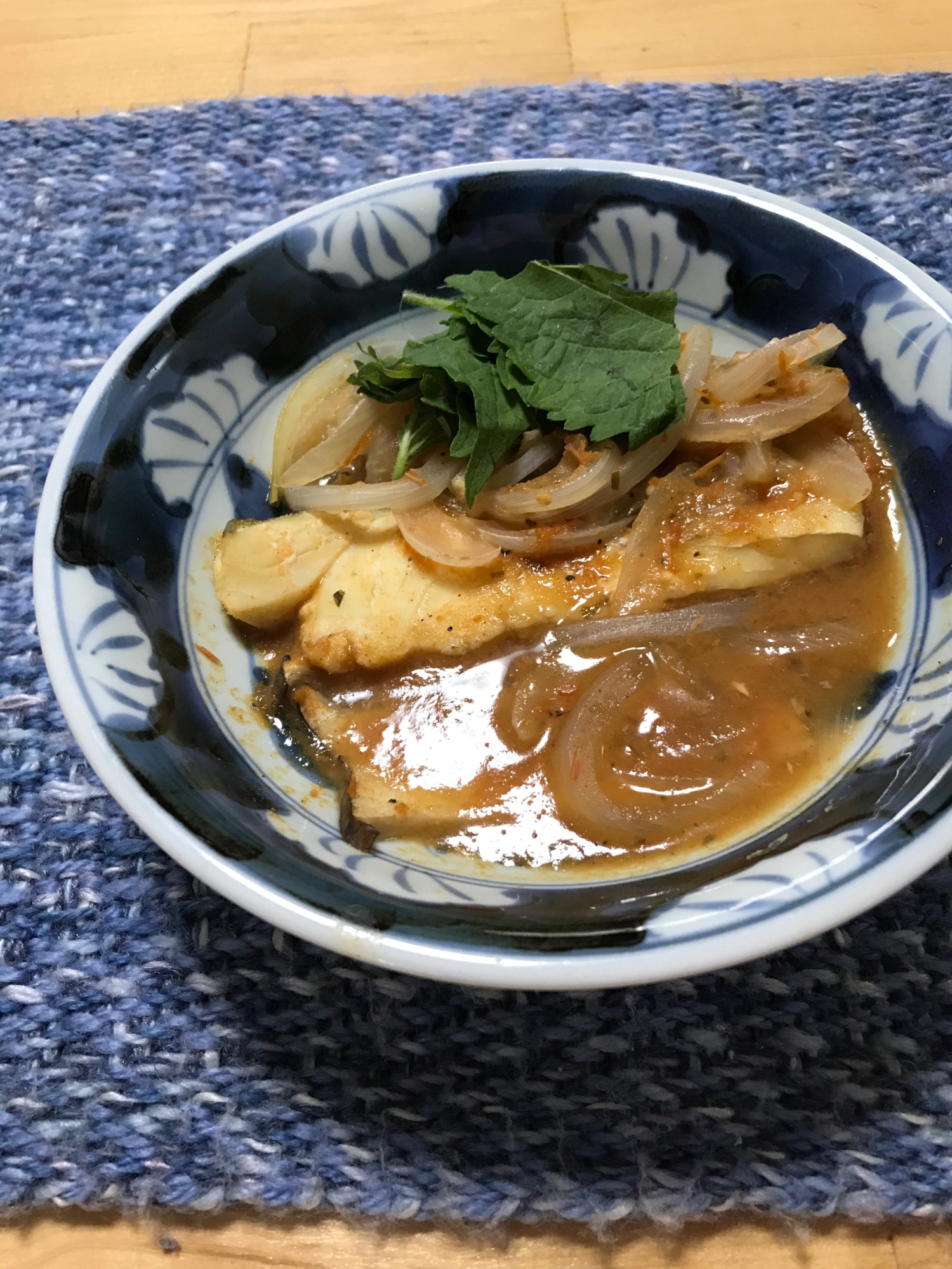 タラとエリンギのトマト煮