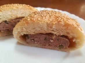 オーブンで作る焼き肉まん