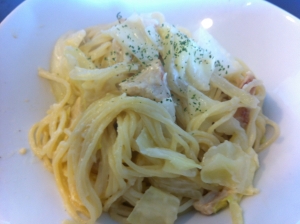 キャベツと鶏肉のクリームパスタ レシピ 作り方 By Rinmama9459 楽天レシピ