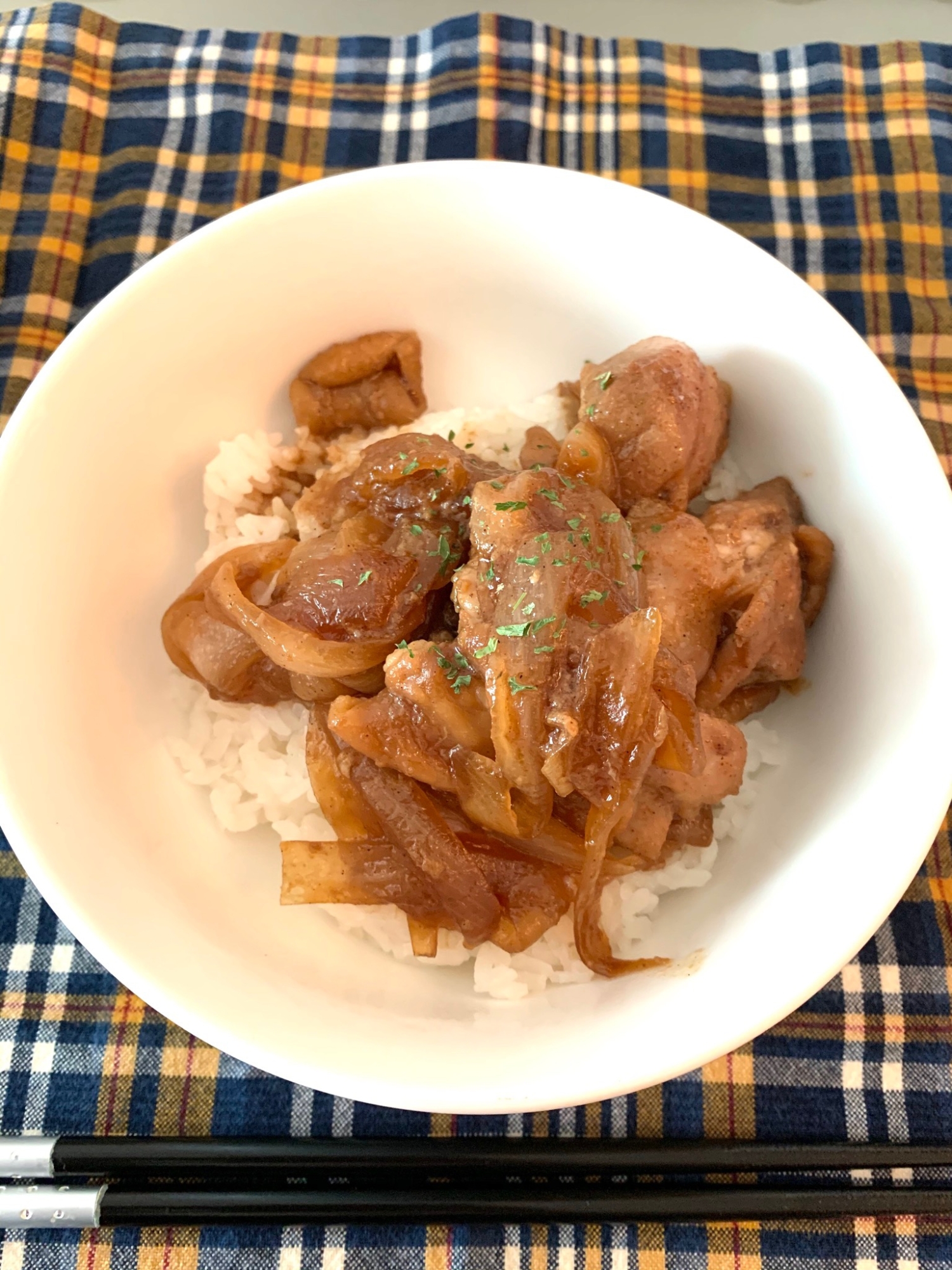 ＊鶏肉の照り煮丼＊