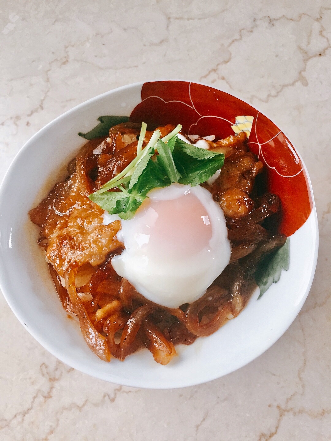 生姜焼き丼温玉のせ★1人ご飯にもぴったり〜6〜