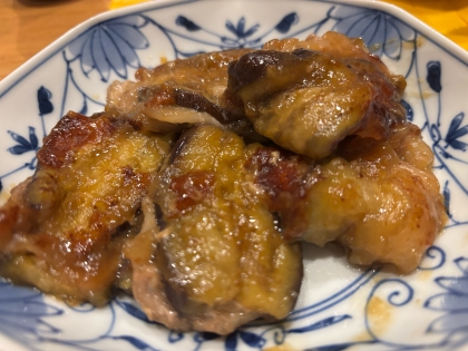 茄子と豚シソチーズのはさみ焼き☆