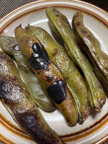 １番簡単で美味しい、焼きそら豆