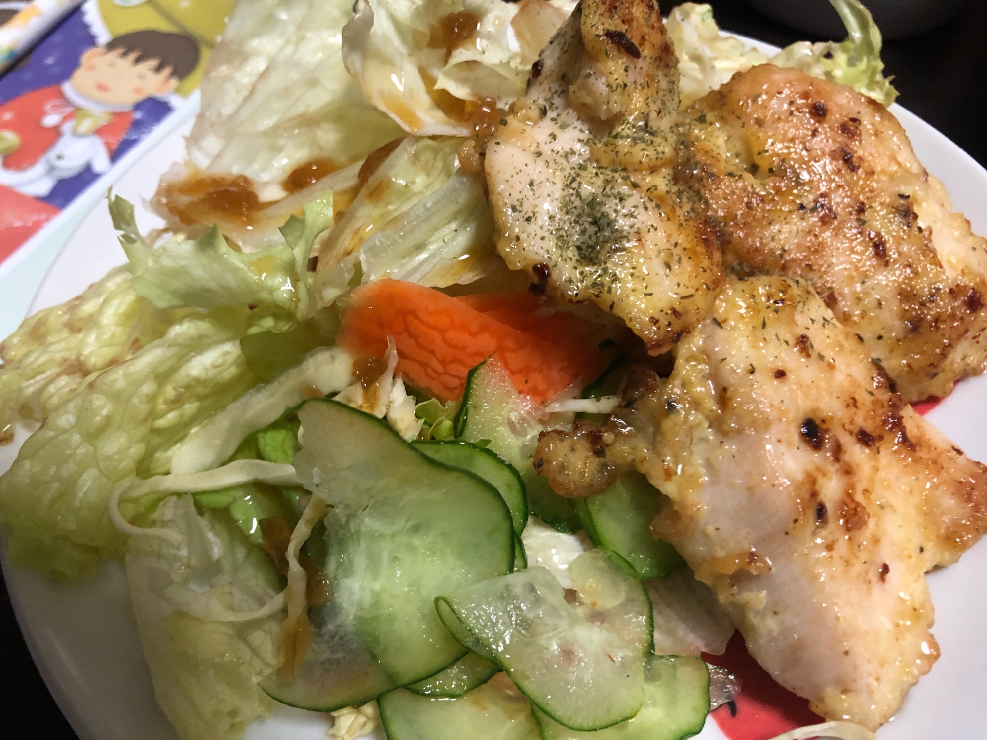 味付け超簡単‼鶏むね肉のヘルシーピカタ