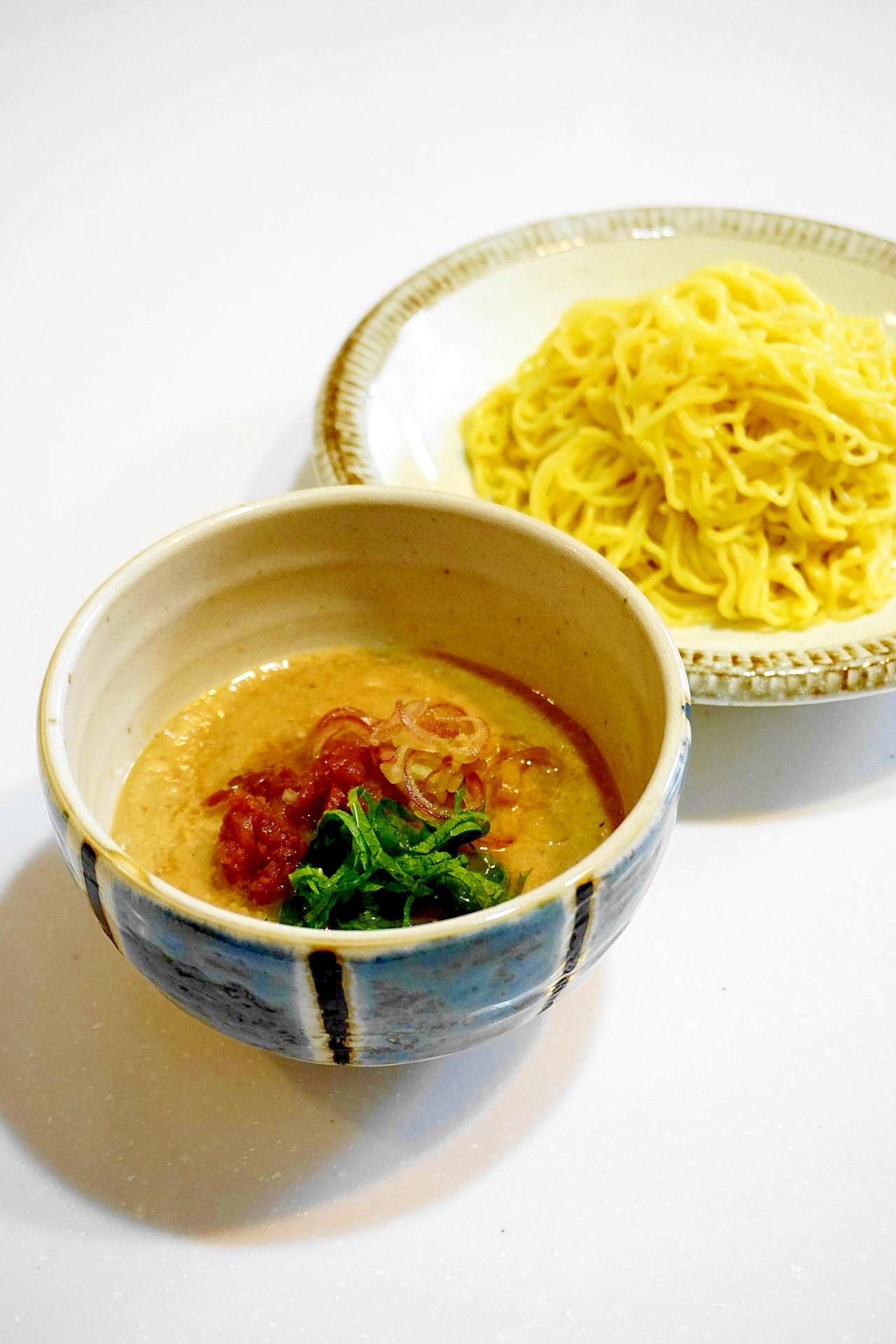 宮崎の郷土料理をアレンジ！アジの冷や汁 つけ麺