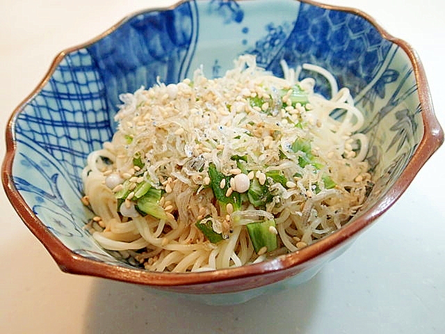 味ぽんで　オクラとちりめんじゃこの糖質0ｇ麺