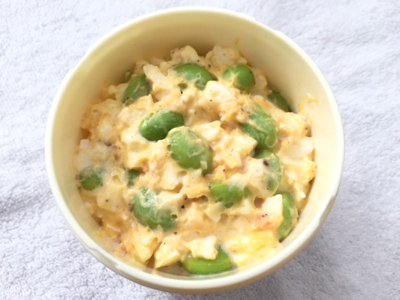 糖質制限*MECを意識したチーズ入り卵サラダ