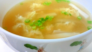 エリンギと卵のスープ