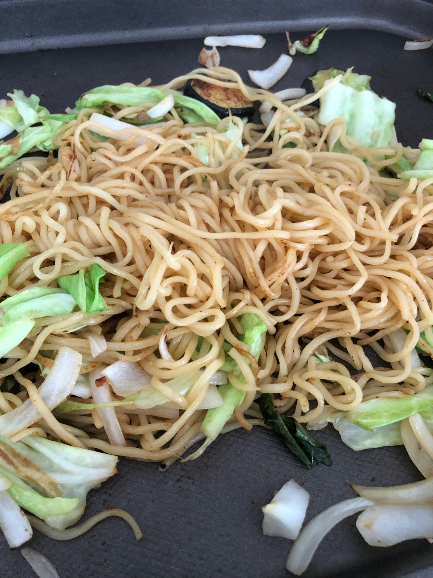 焼き鳥のタレで甘口焼きそば