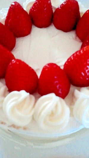 シフォン生地で丸型ケーキ レシピ 作り方 By 桃直 楽天レシピ