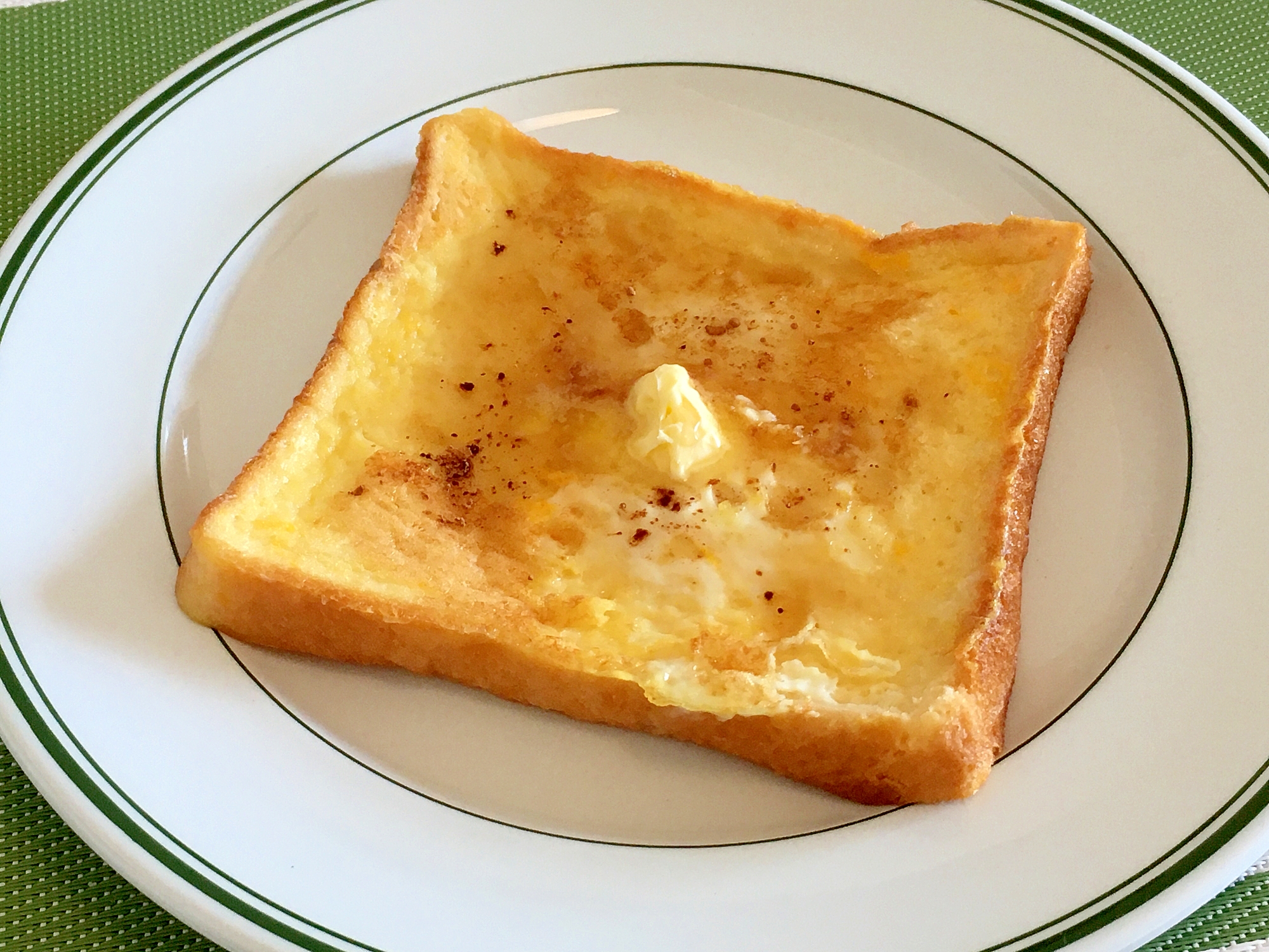 豆乳で作るふんわりフレンチトースト