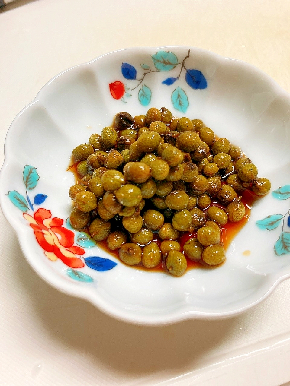 季節の保存食◎実山椒の醤油漬け