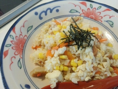 炒り豆腐☆リメイク炒飯