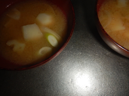 大根と菊芋の味噌汁