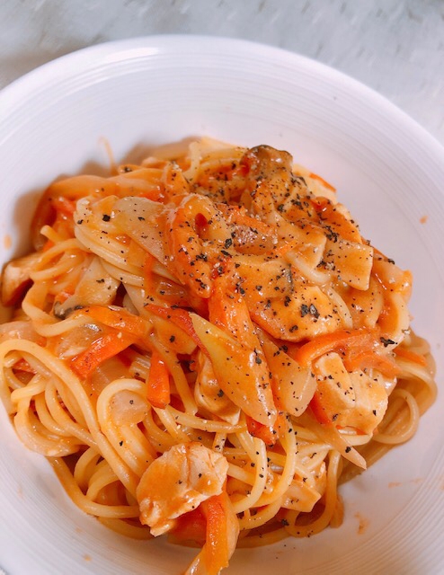 牛乳で濃厚ナポリタン レシピ 作り方 By Harru 楽天レシピ