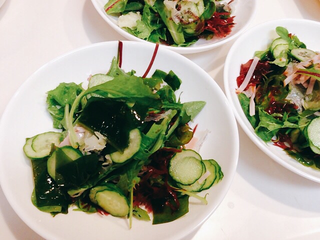 ミックス野菜と海藻とハムの☆爽やかポン酢サラダ