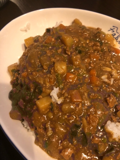 ニラ入りカレー