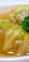 旨みたっぷり!あっさりコンソメロールキャベツ
