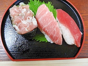 おうちで寿司ざんまい まぐろ握り三種 レシピ 作り方 By Startrek 楽天レシピ