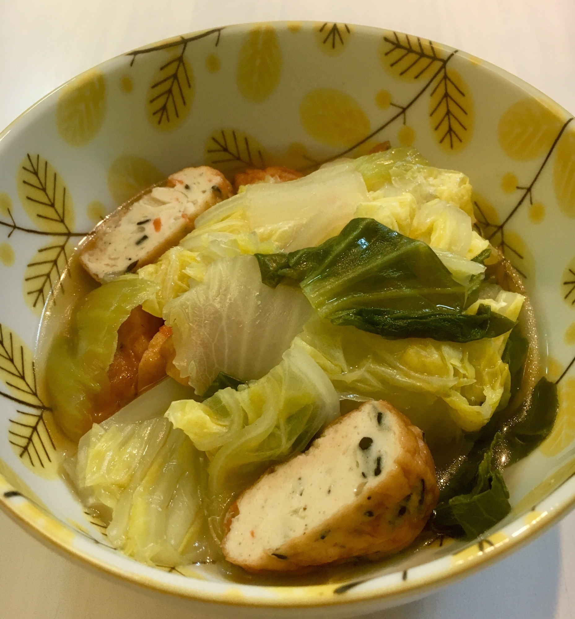 トロトロ白菜とお魚揚げの煮物