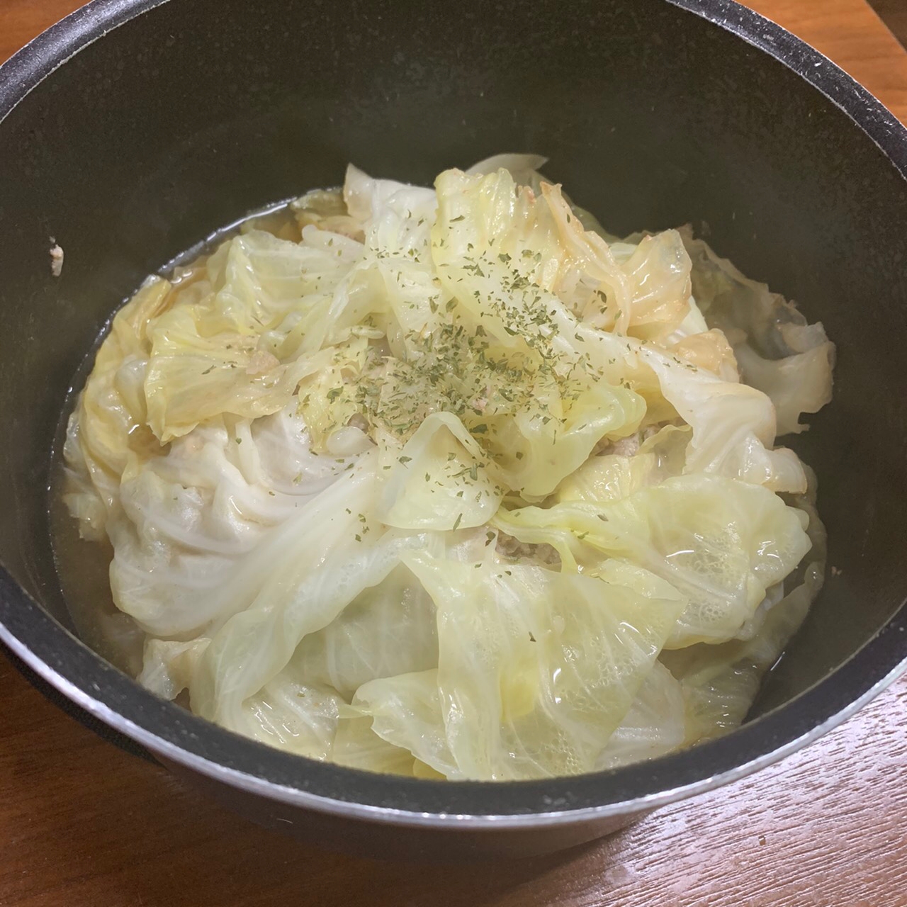 簡単美味しい！巻かないロールキャベツ(減塩)