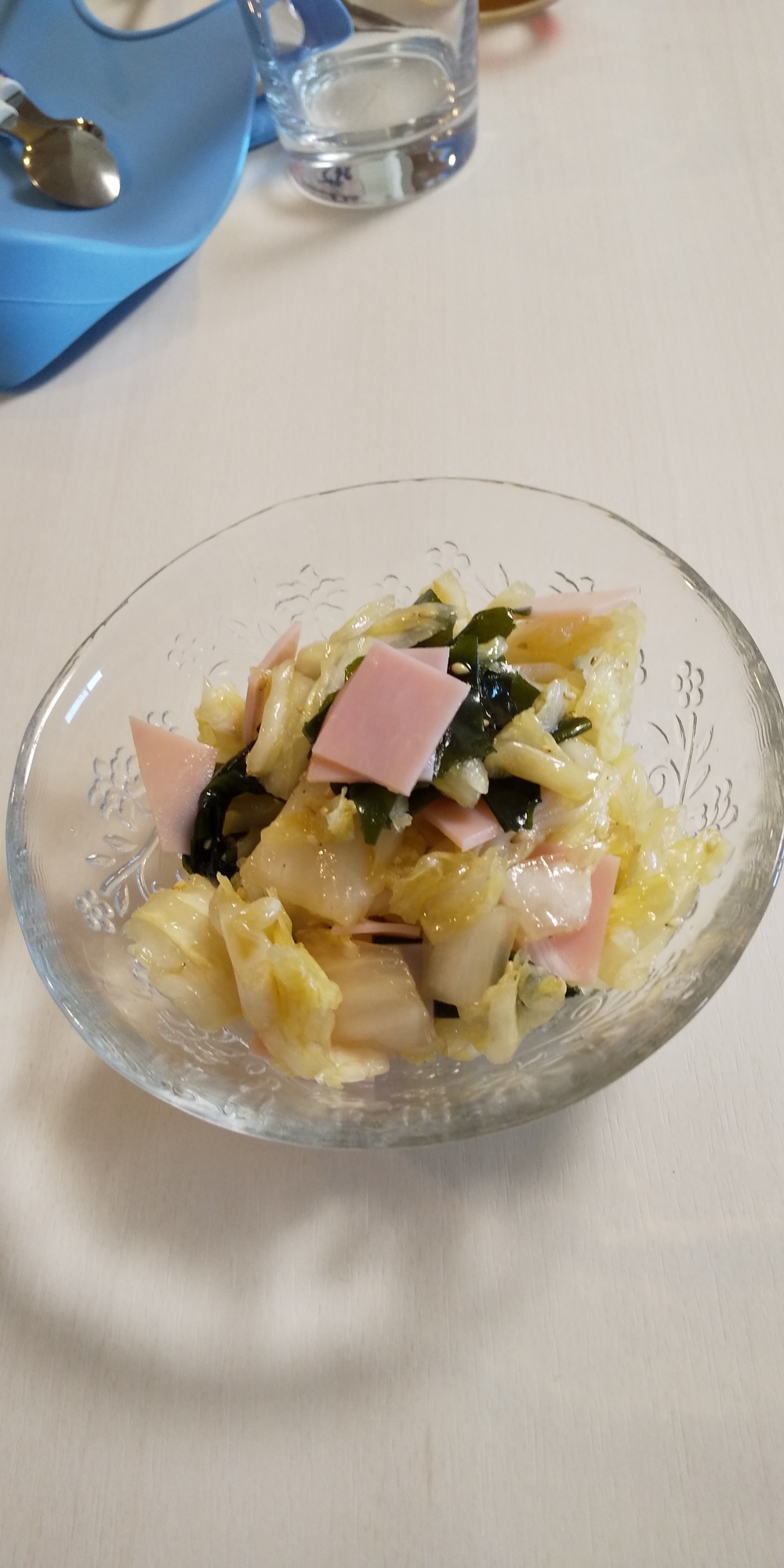 簡単！白菜とワカメのゴマ風味サラダ☆