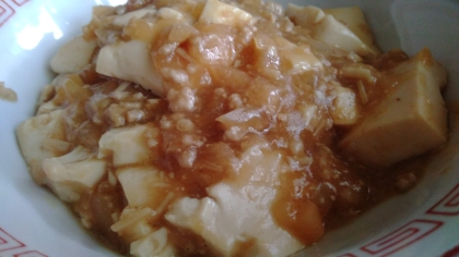 甜麵醬なし♡素より美味しい♡お肉たっぷり麻婆豆腐