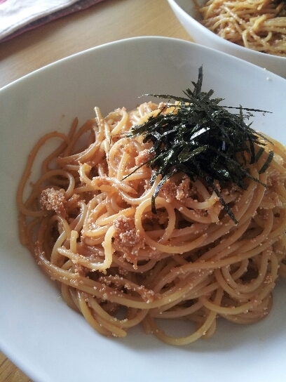 柚子の香り明太子パスタ