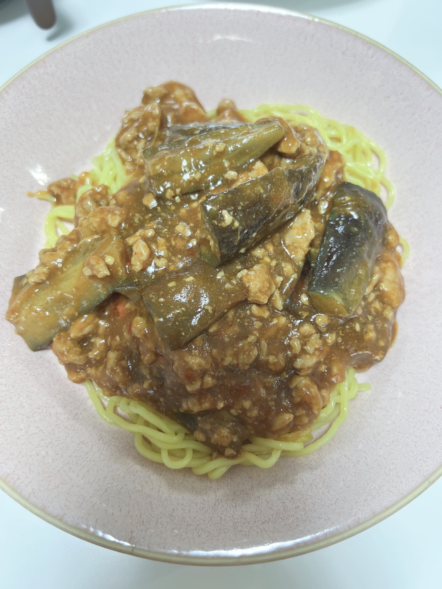 旦那が喜ぶご飯！麻婆茄子焼きそば