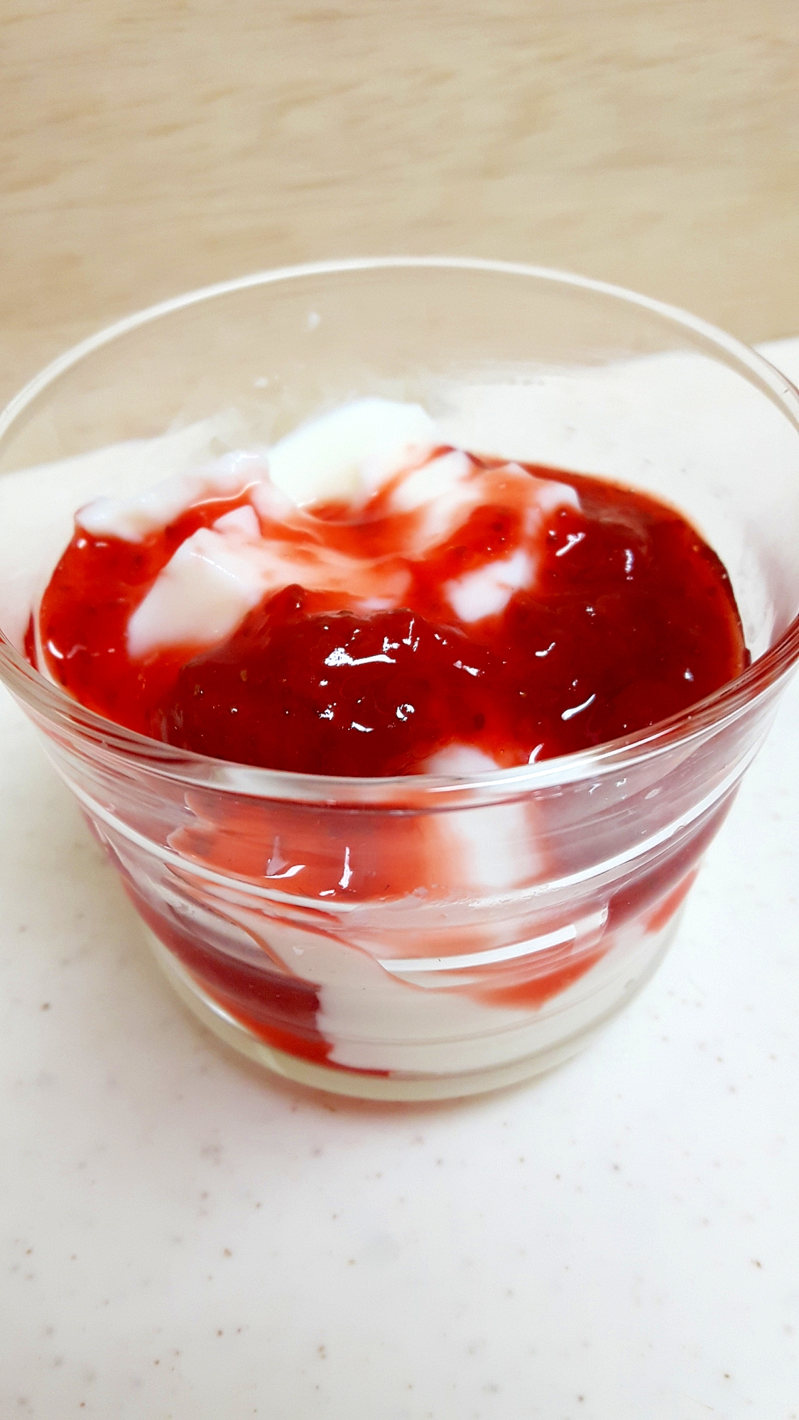 冷凍いちごで簡単(^^)苺のフルーツソース♪