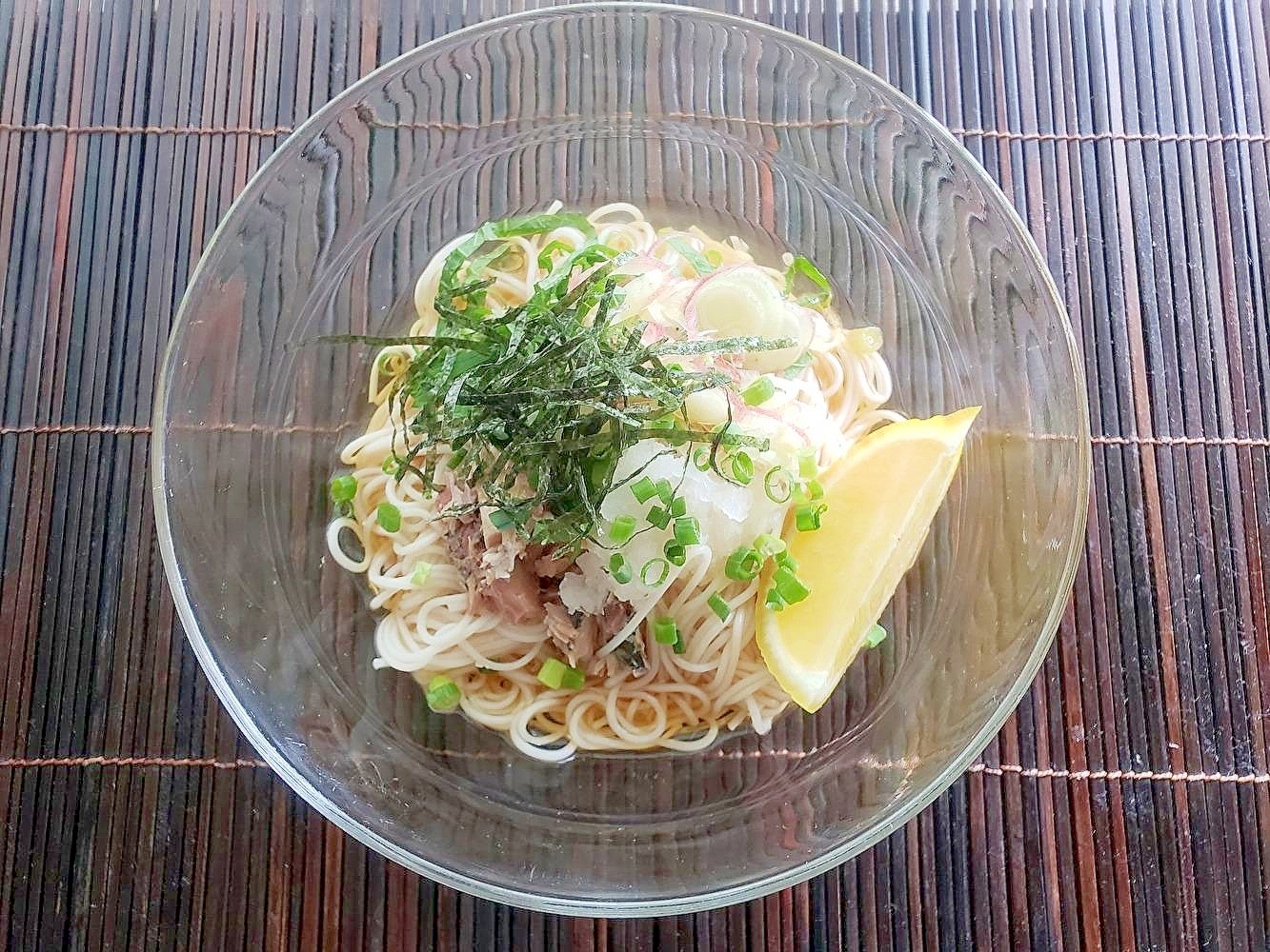 簡単おいしい！さばと大根おろしのぶっかけそうめん