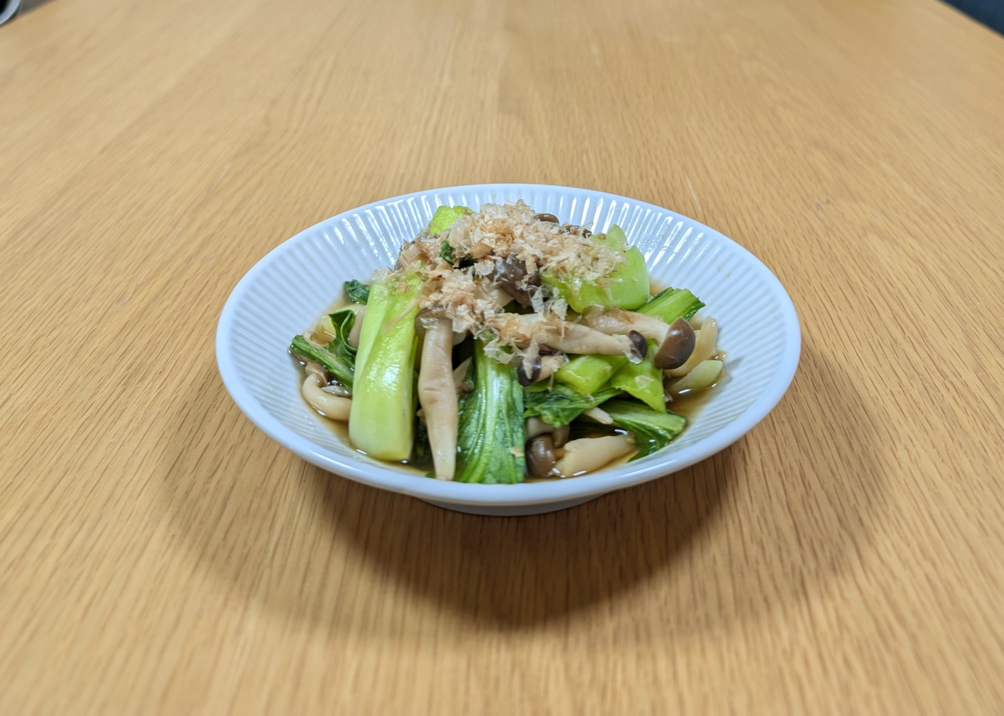 ゆる四毒抜き◆青梗菜としめじのおひたし